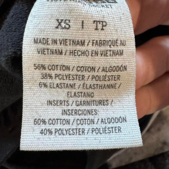 PINK Leopard Colorblock Joggers XS - Black/Gray/Animal Print