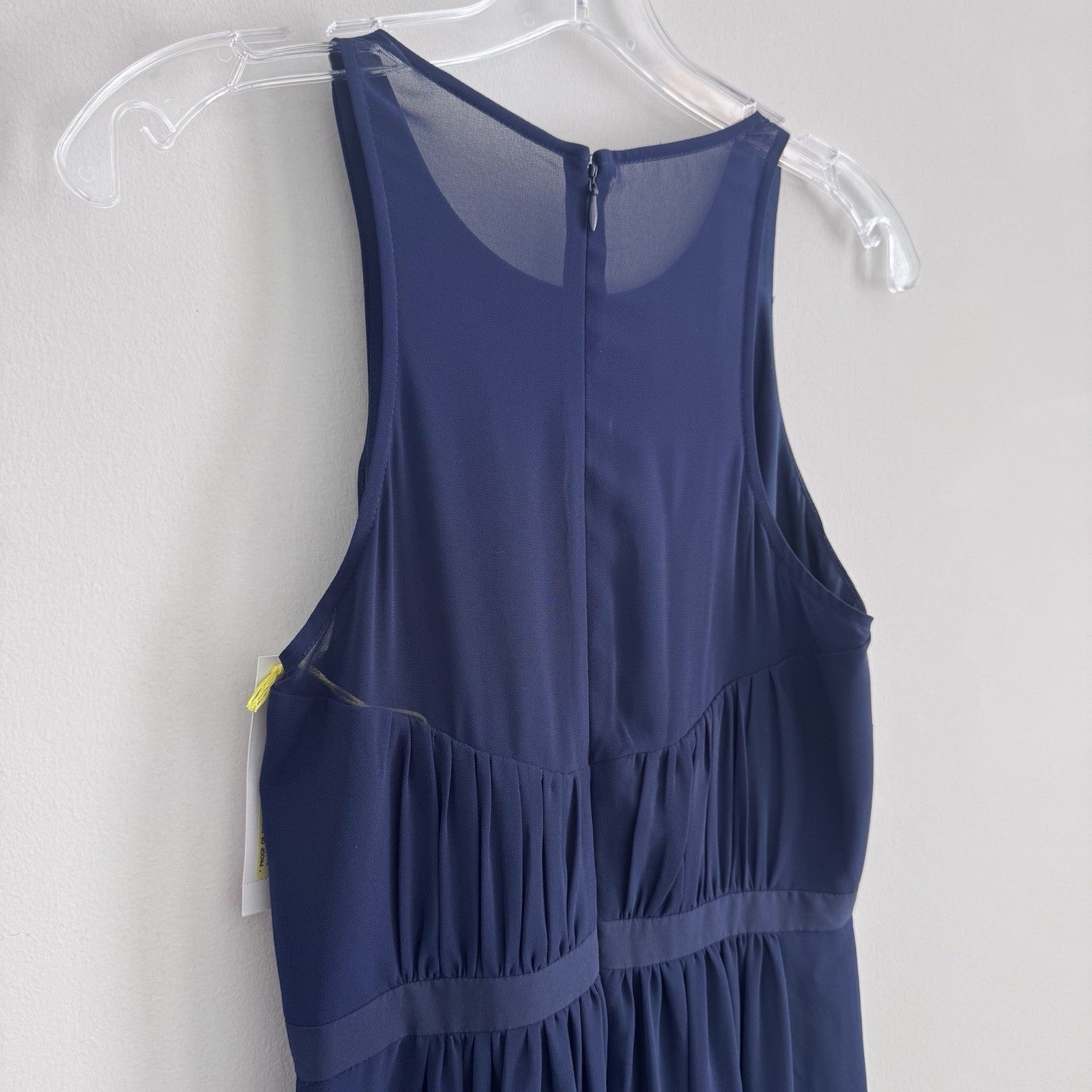 Vince Camuto Deep Blue Maxi Dress Size 0 Sleeveless Formal NWT