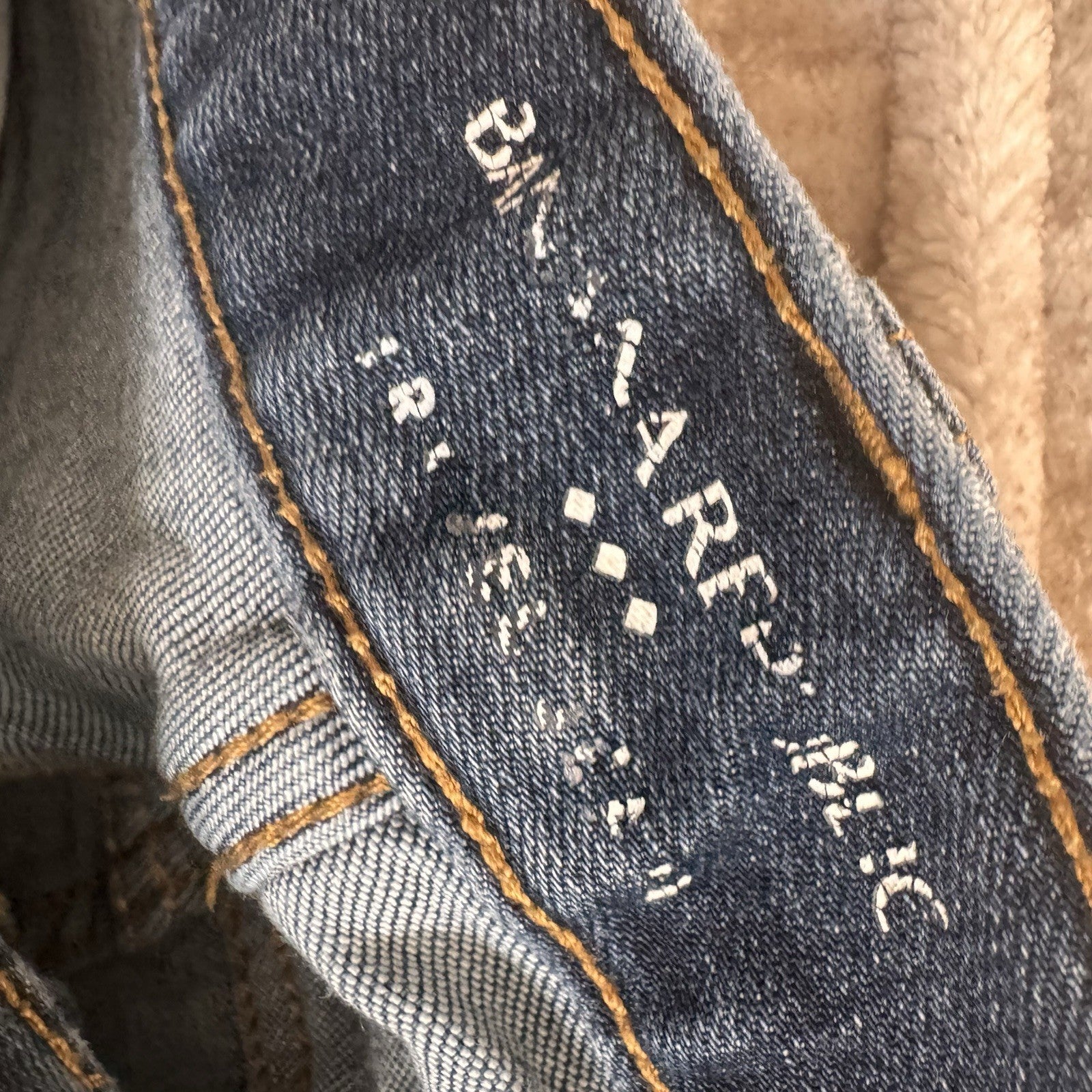 Banana Republic Slim Straight Jeans Mens 32x34 Medium Wash Travel denim