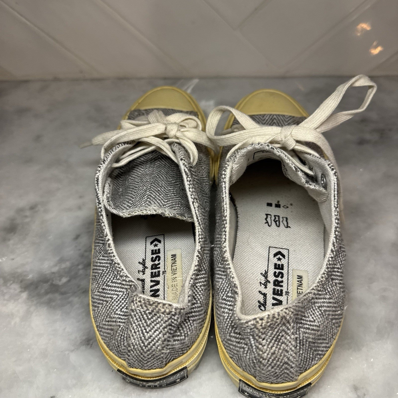Converse Chuck 70 Renew Cotton Herringbone Low Top M6 W8 166703C