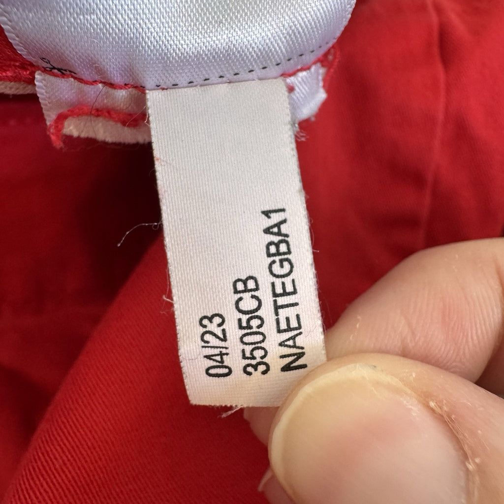 Nautica Red Chino Shorts Women’s Size 4 Classic Preppy Summer 