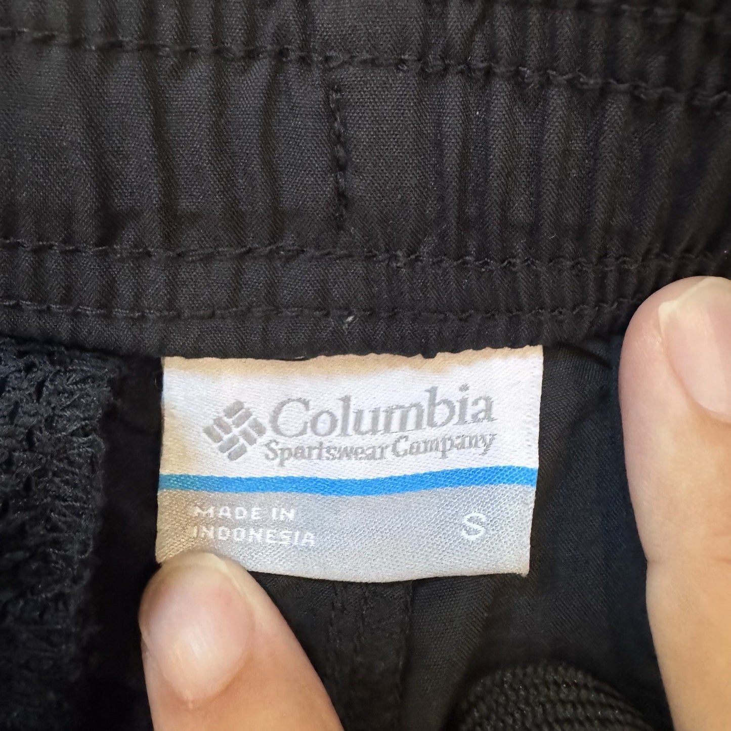 Columbia Men’s Swim Trunks Black Nylon Shorts Size Small