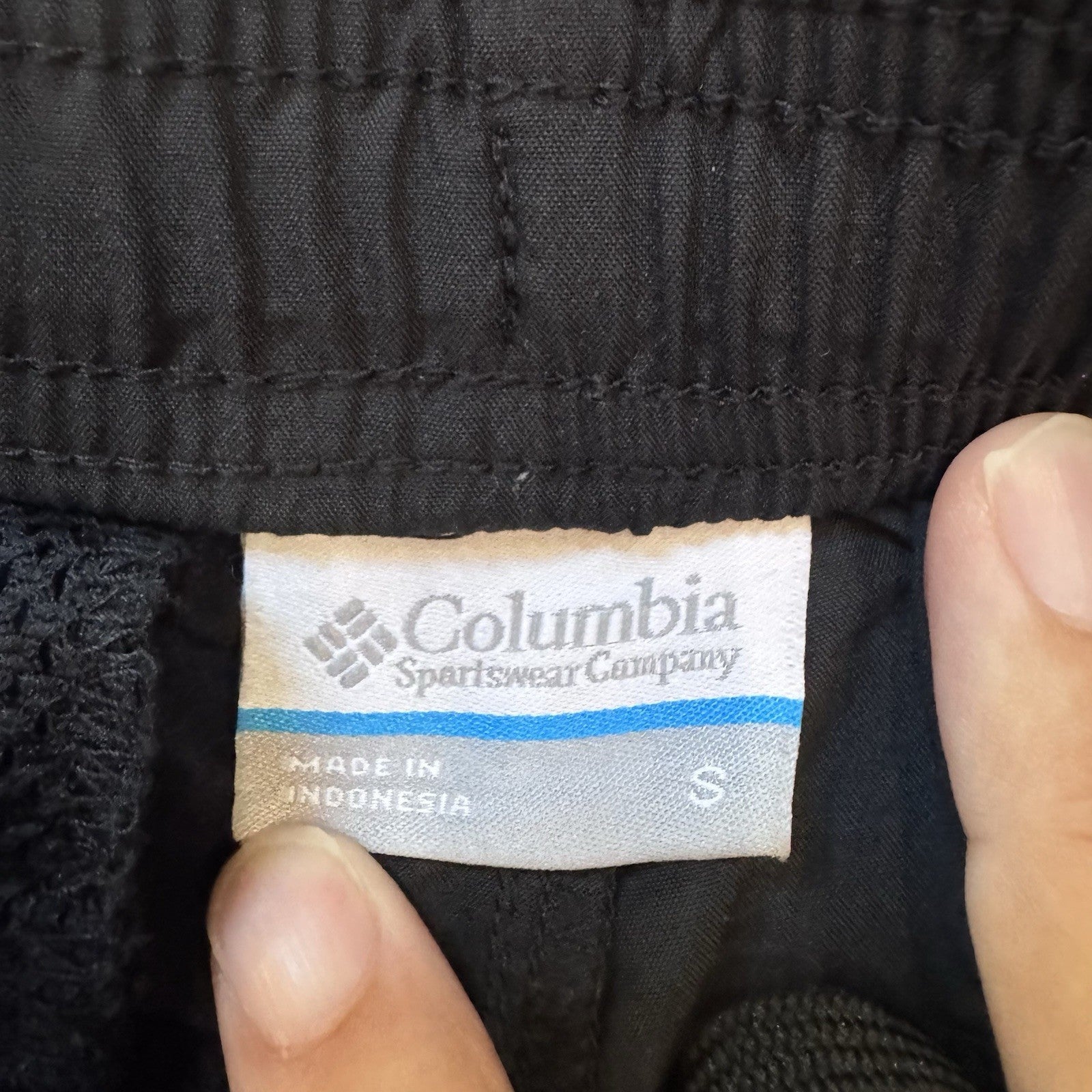 Columbia Men’s Swim Trunks Black Nylon Shorts Size Small