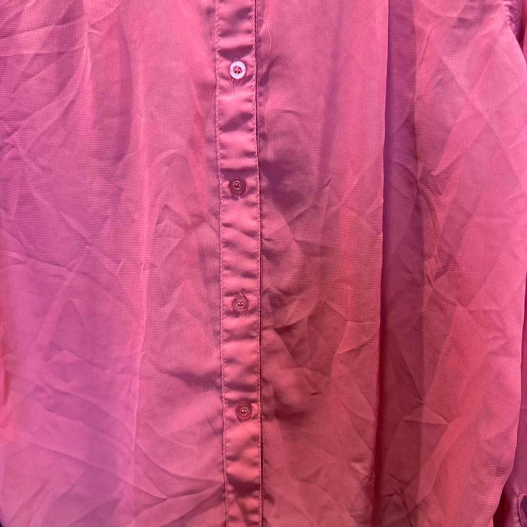 Vintage wet seal size XL Pink button-up blouse with a relaxed fit