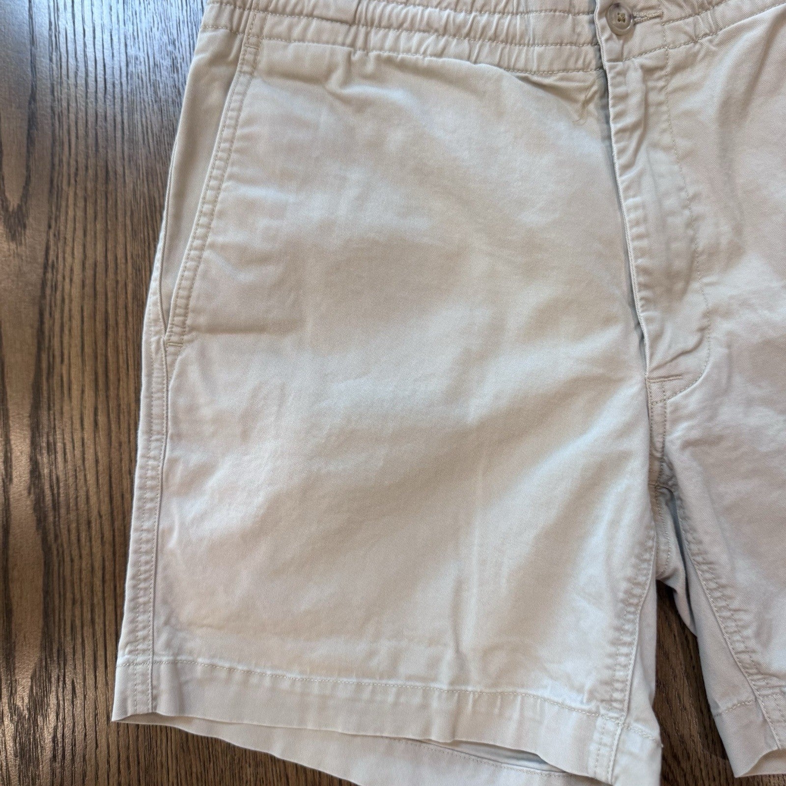 Polo Ralph Lauren Classic Fit 6” Shorts Mens Small Beige Cotton Chino