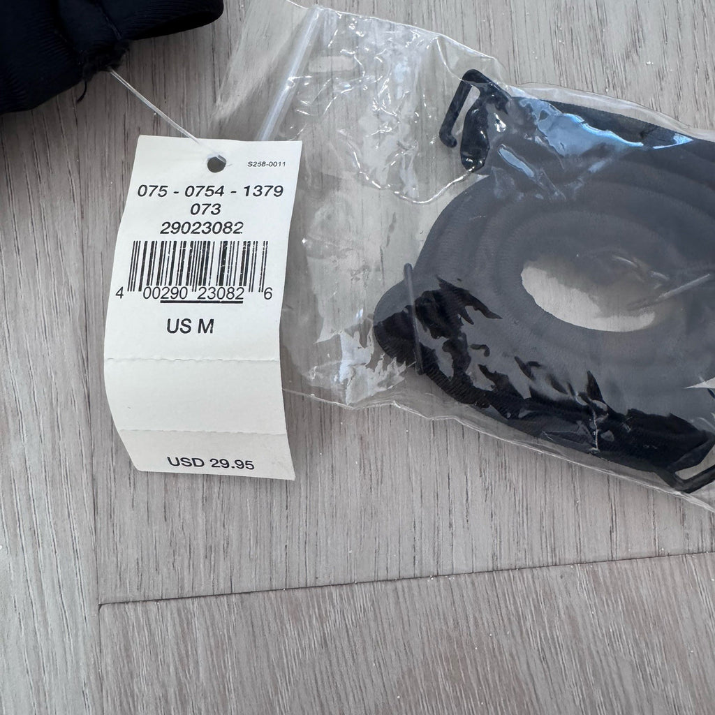 NWT Aerie Black Bandeau Bikini Top Strapless Swimsuit with Removable Straps M