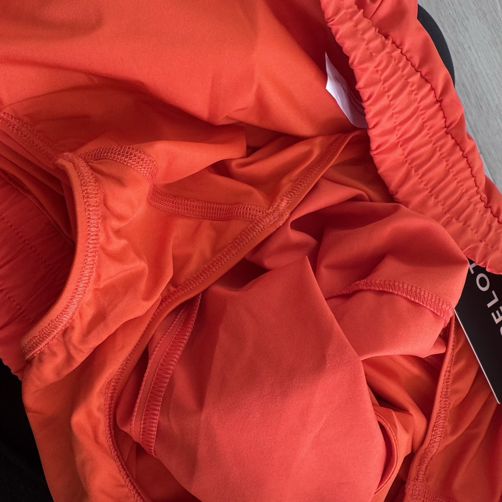 Peloton 4” Velocity Shorts Orange L NWT Lined Athletic Running Gym