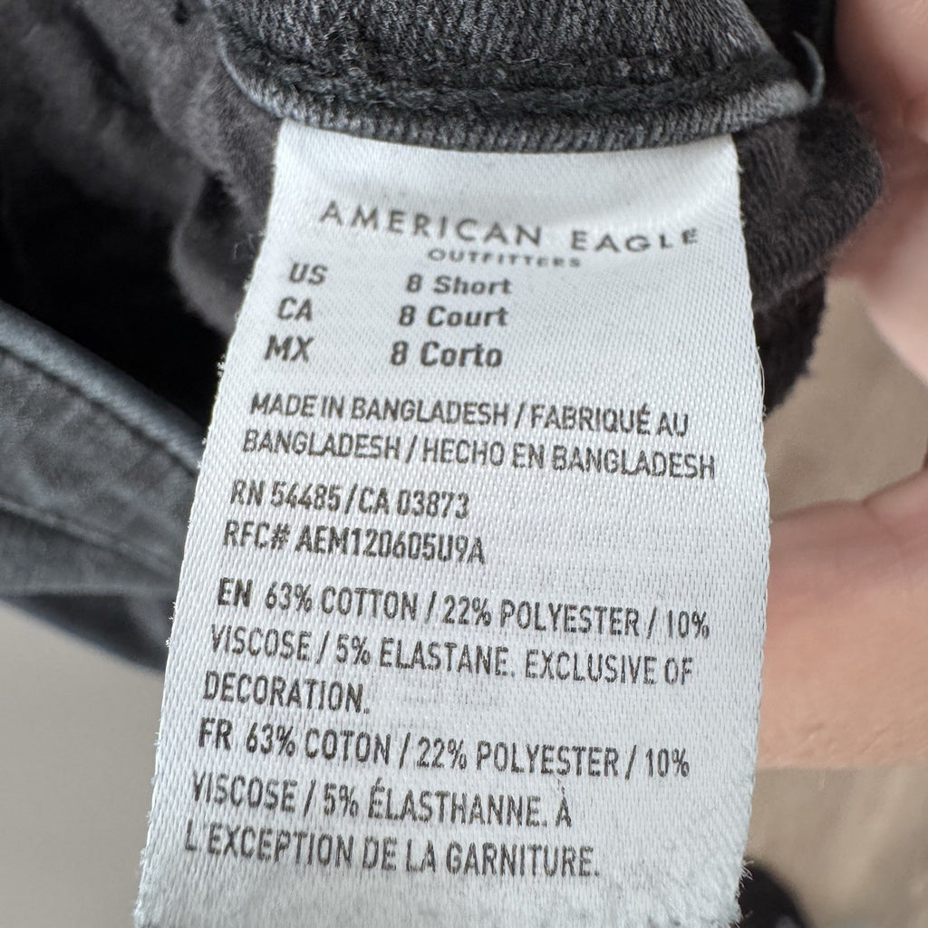 American Eagle The Dream Jean Black Jeggings – Size 8 Short