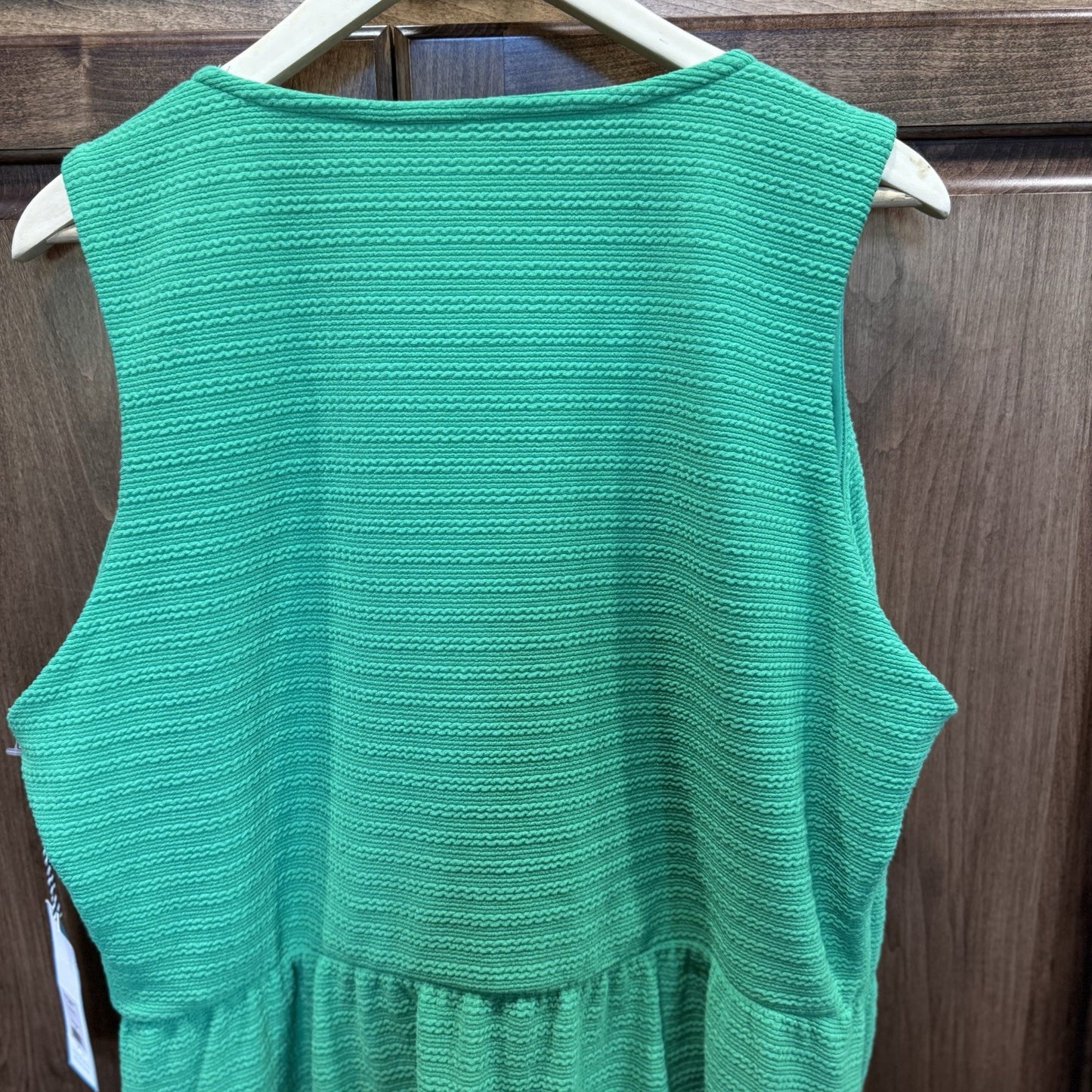 NWT Draper James RSVP Sleeveless Knit Dress Size XXL Mint Green Fit & Flare 