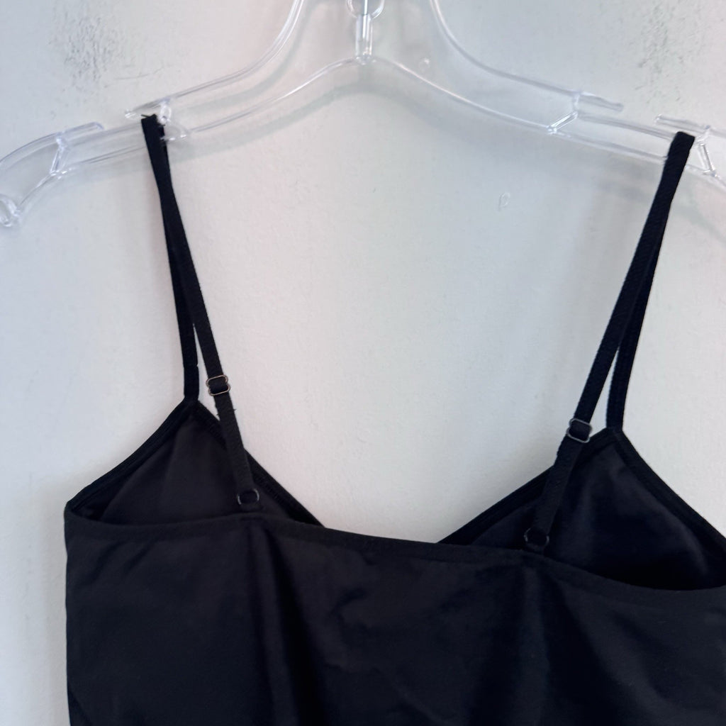 Skinnygirl Black Smoother Shaper Shapewear Seamless Tank Top Undershirt Size M