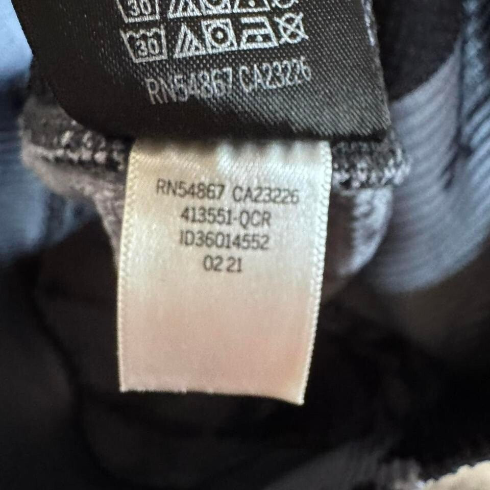 PINK Active High Waist Biker Shorts Size S Black Gray Tie Dye Ribbed Waistband