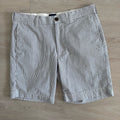 J.Crew 30W Seersucker Bermuda Shorts Blue Stripe Preppy Summer Men’s