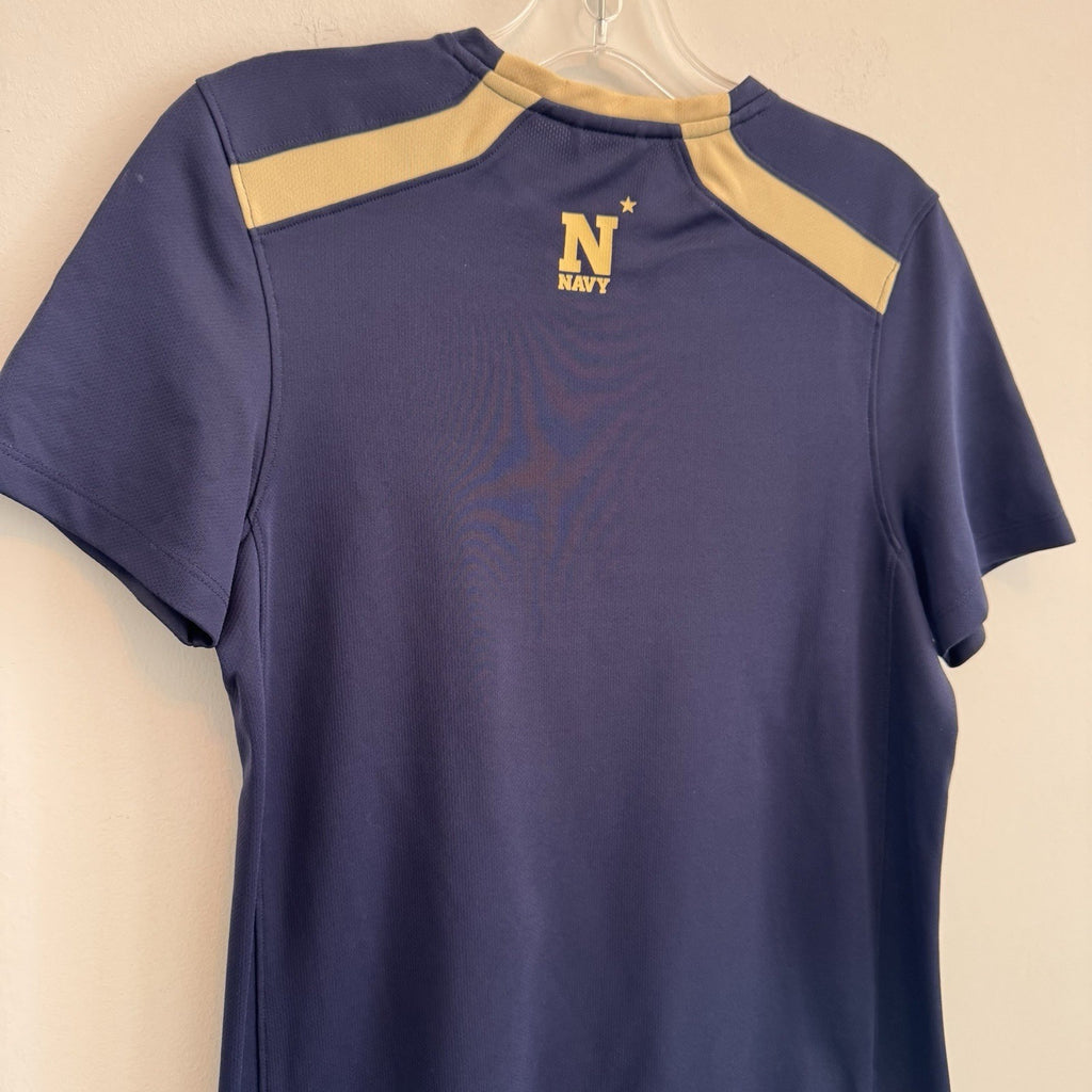 Under Armour Navy Midshipmen NCAA HeatGear Performance Shirt Men’s Small