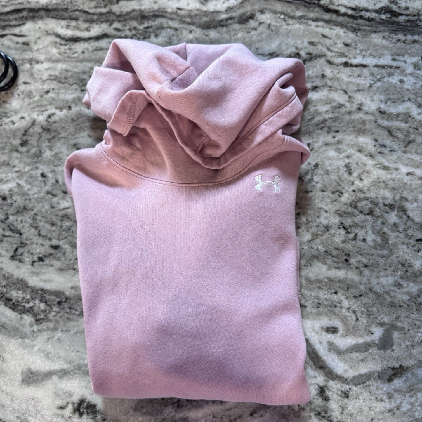 Women’s Under Armour Hoodie Light Pink / Lilac Pullover Loose Fit Size M Medium