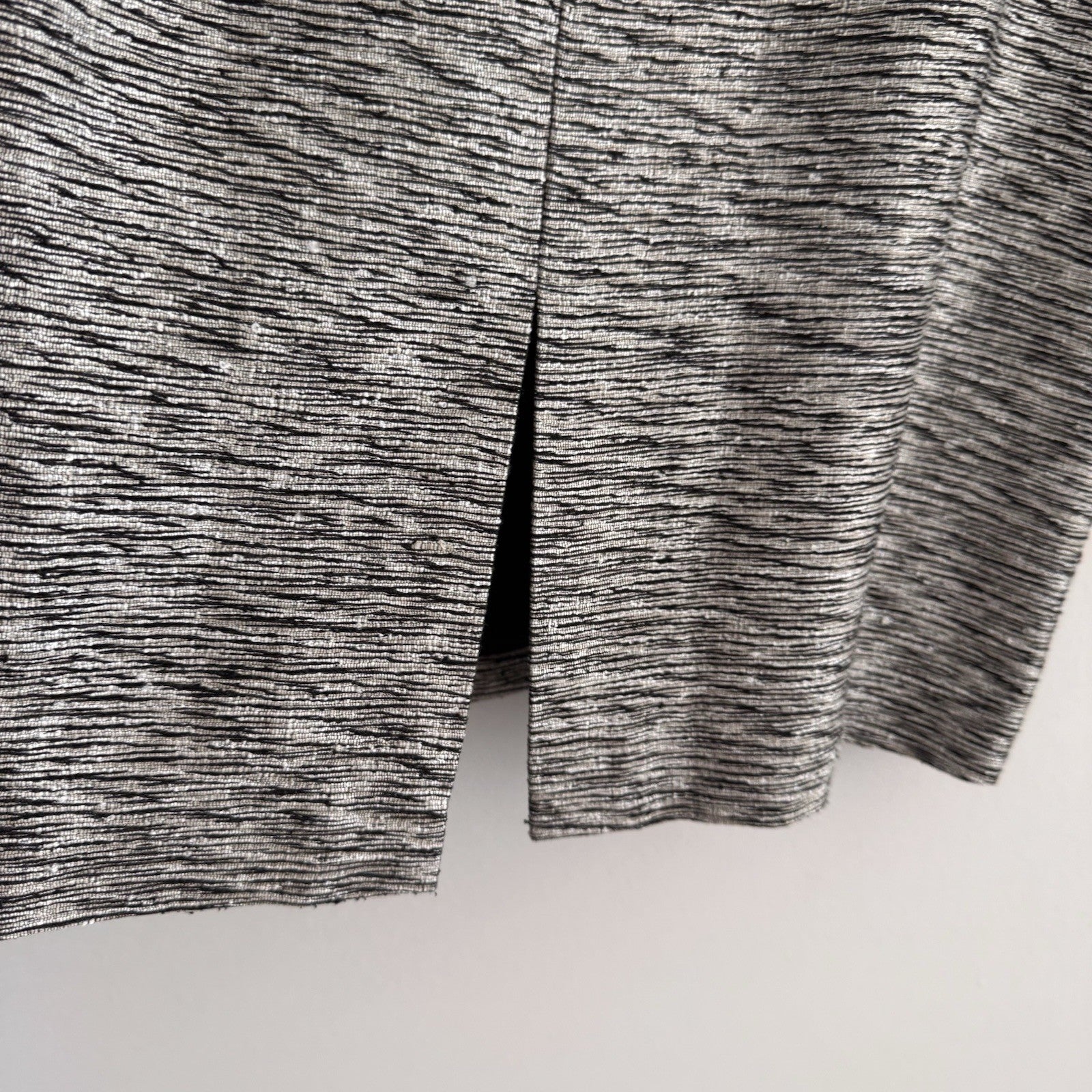 Doncaster Silk Blend Pencil Skirt Size 12 Black Gray Career Office NWT Women’s