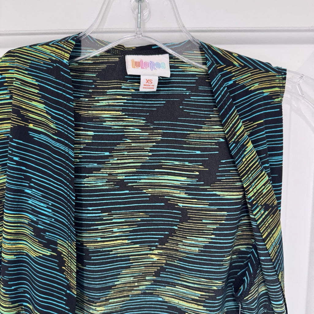LuLaRoe Joy Sleeveless Duster Vest XS NWT Long Open Front