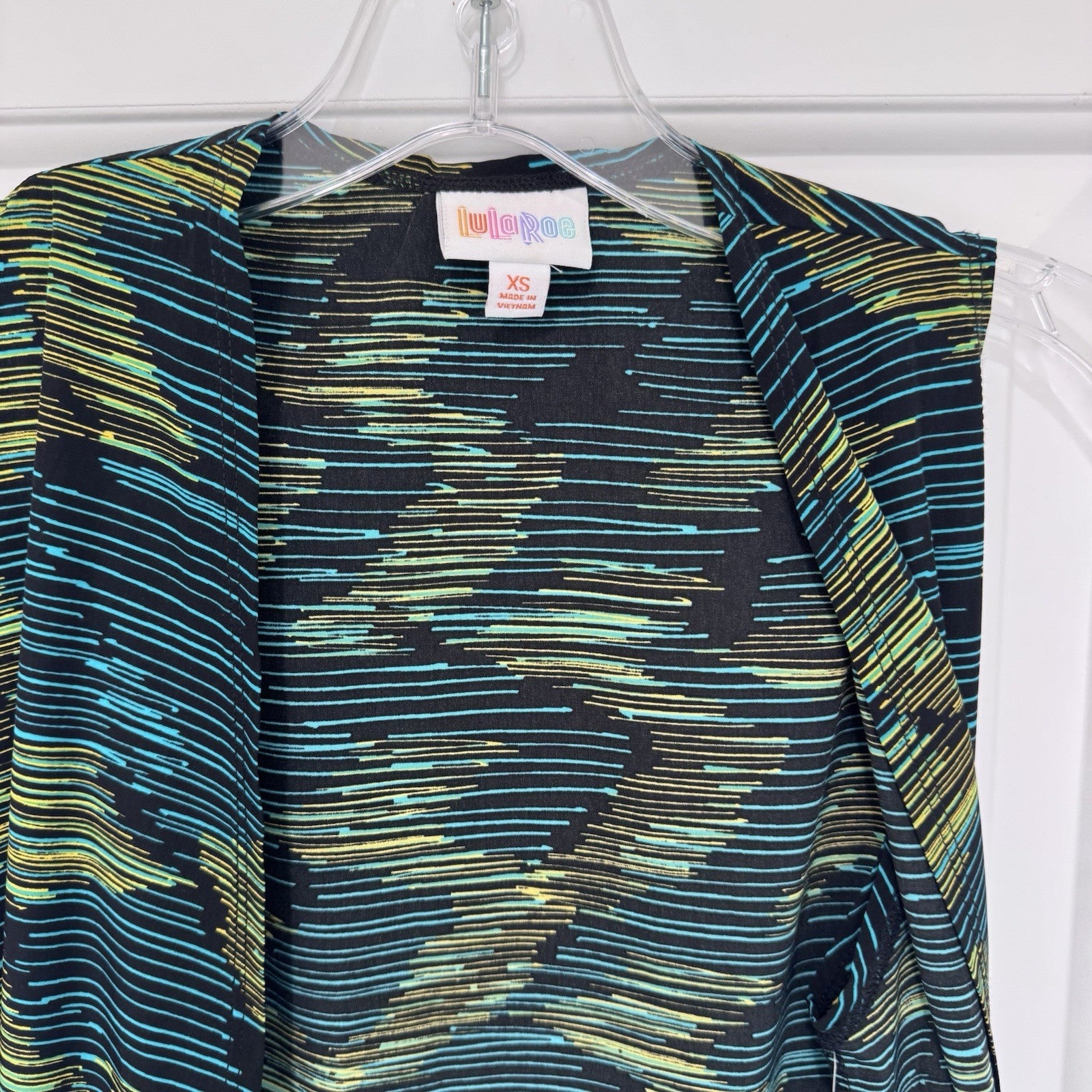 LuLaRoe Joy Sleeveless Duster Vest XS NWT Long Open Front
