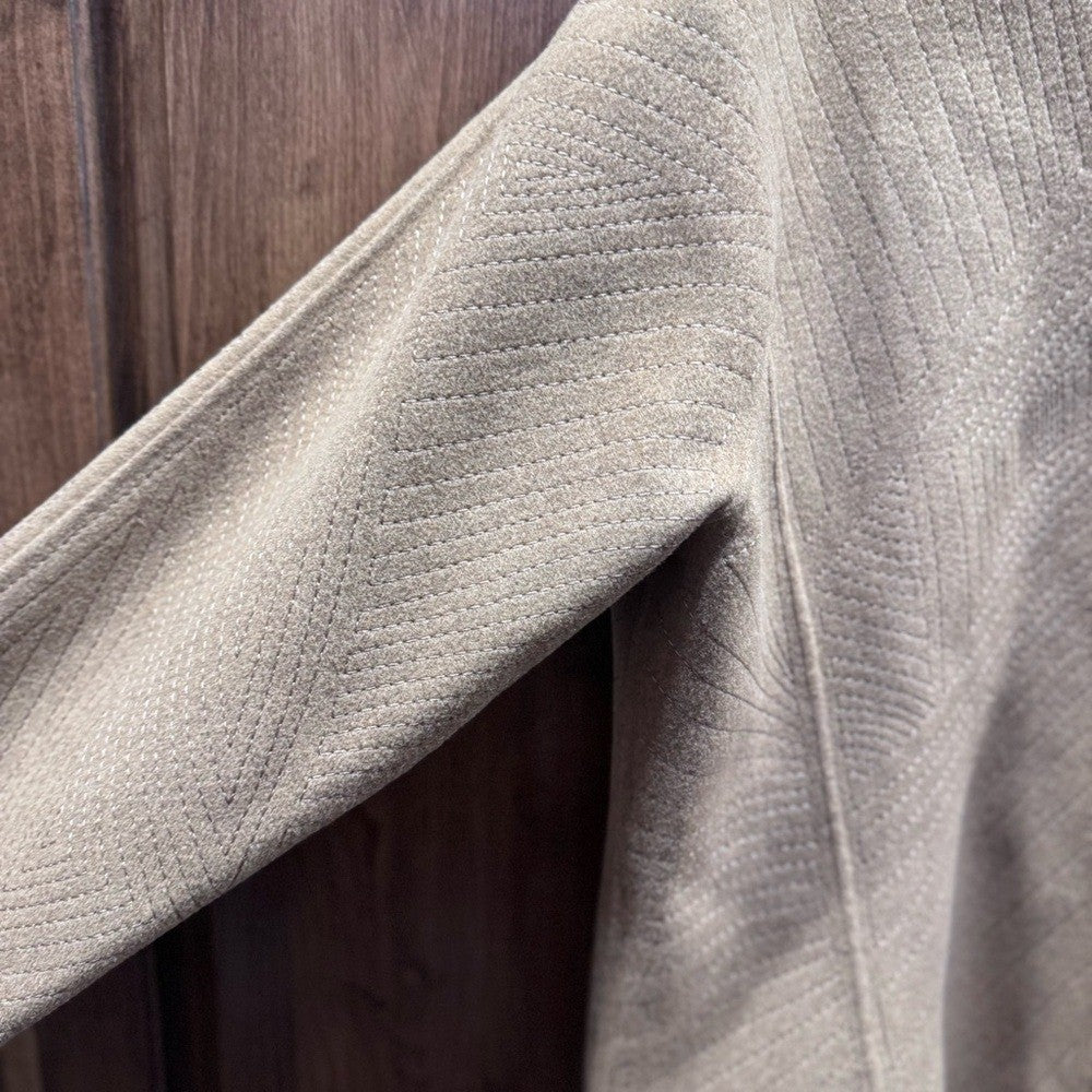 Cream Ellen Tracy Linda Allard wool coat. Size 16