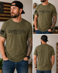 Grunt Style T Shirt Men’s Medium Grumpy Old Vet I Do What I Want Army Green