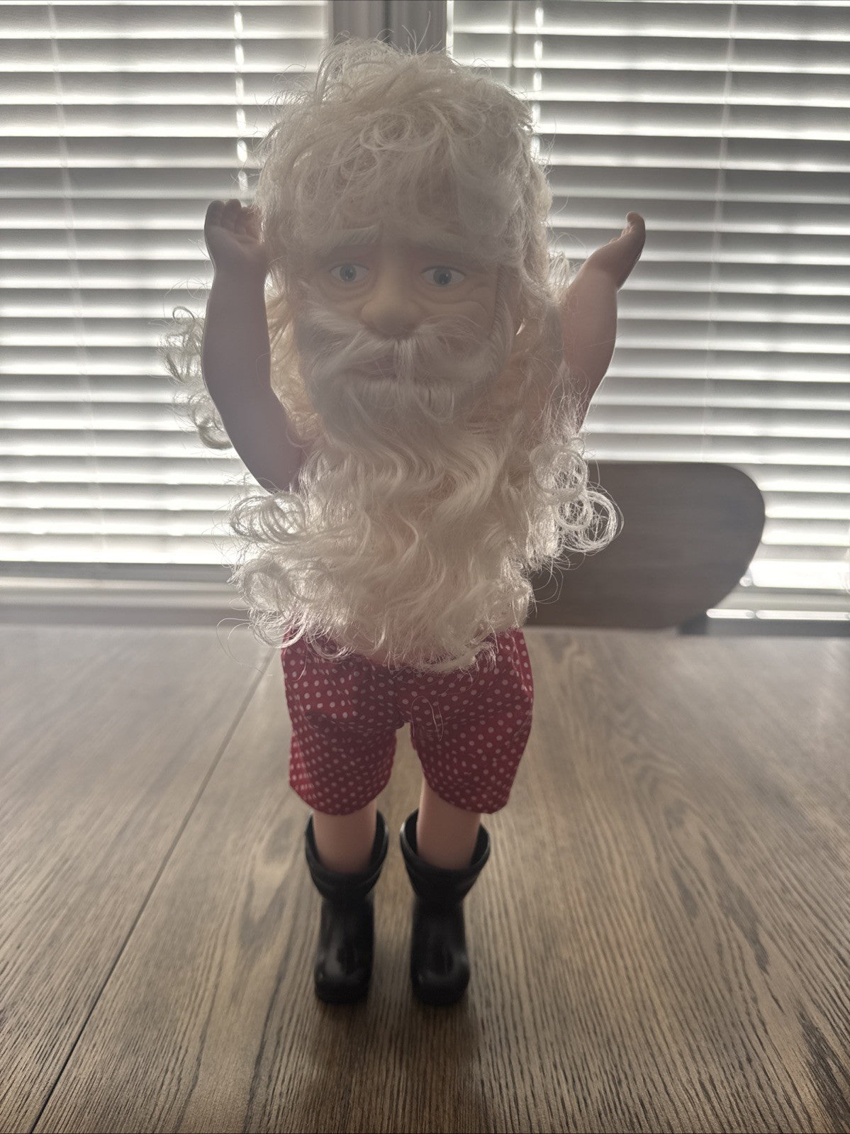 Fibre Craft 14" Standing Santa Claus Doll Body 1990 Billie Peppers