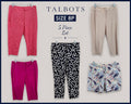 Talbots Women’s Size 8P Pants Shorts Lot 5pc Pink Beige Floral Career