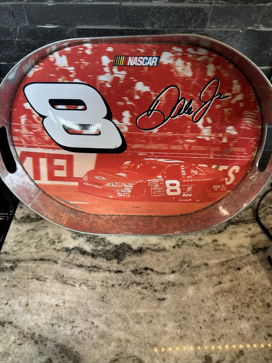 Dale Earnhardt Jr - Tin Serving Tray Handle - #8 - Nascar Collectible - 2005 VTG