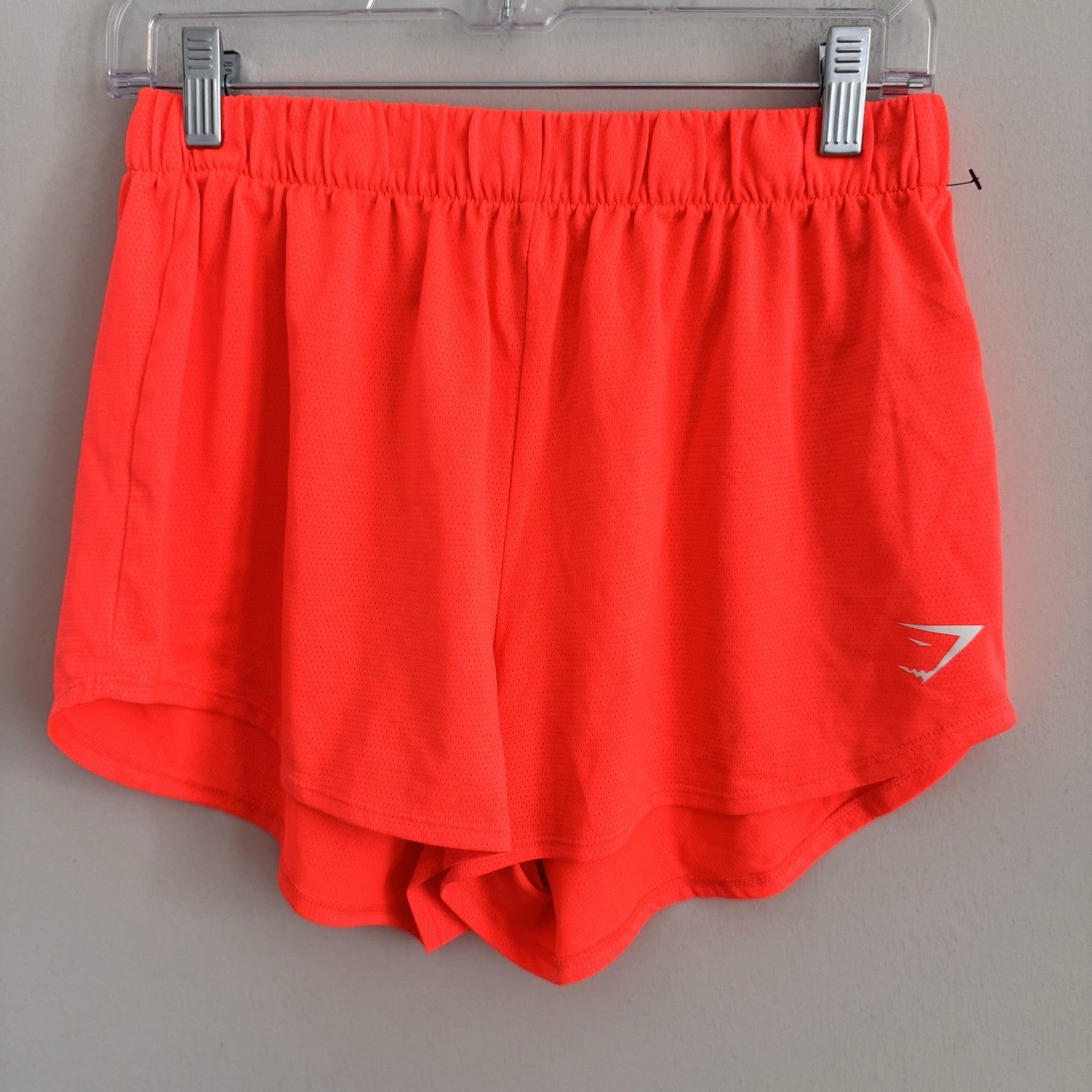 Lot of 3 Gymshark Women’s Medium M Athletic Bundle Scrunch Shorts Joggers Coral