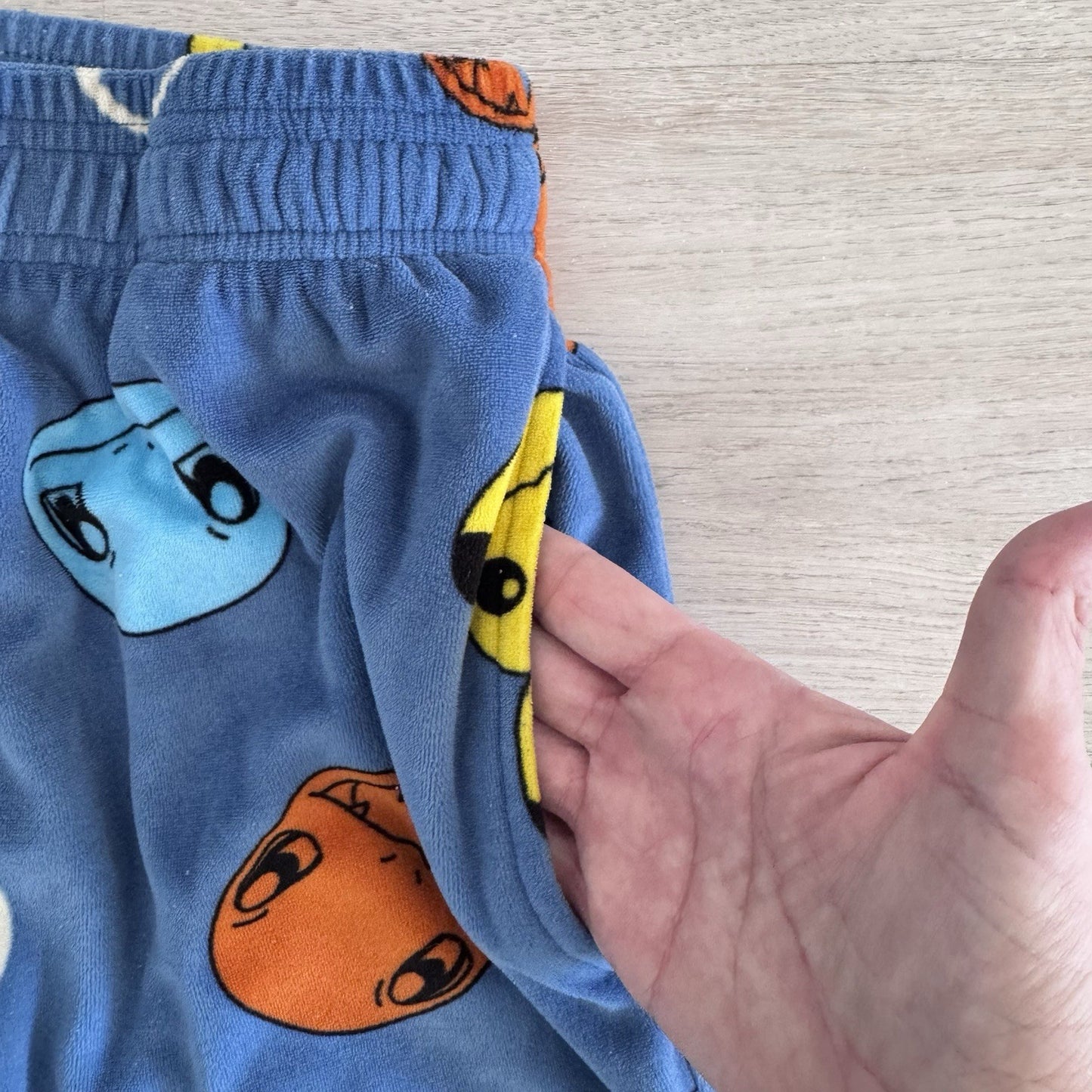 Pokemon Mens Pajama Pants Size Small Blue Pikachu Lounge Sleep Y2K