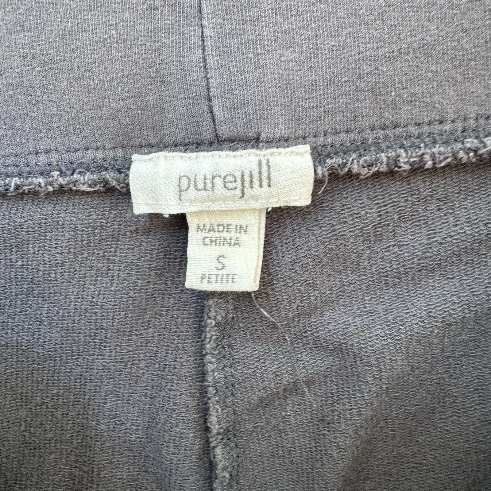 Pure Jill J.Jill Blue Knit Capri Pants Women’s Petite Small Cotton Modal