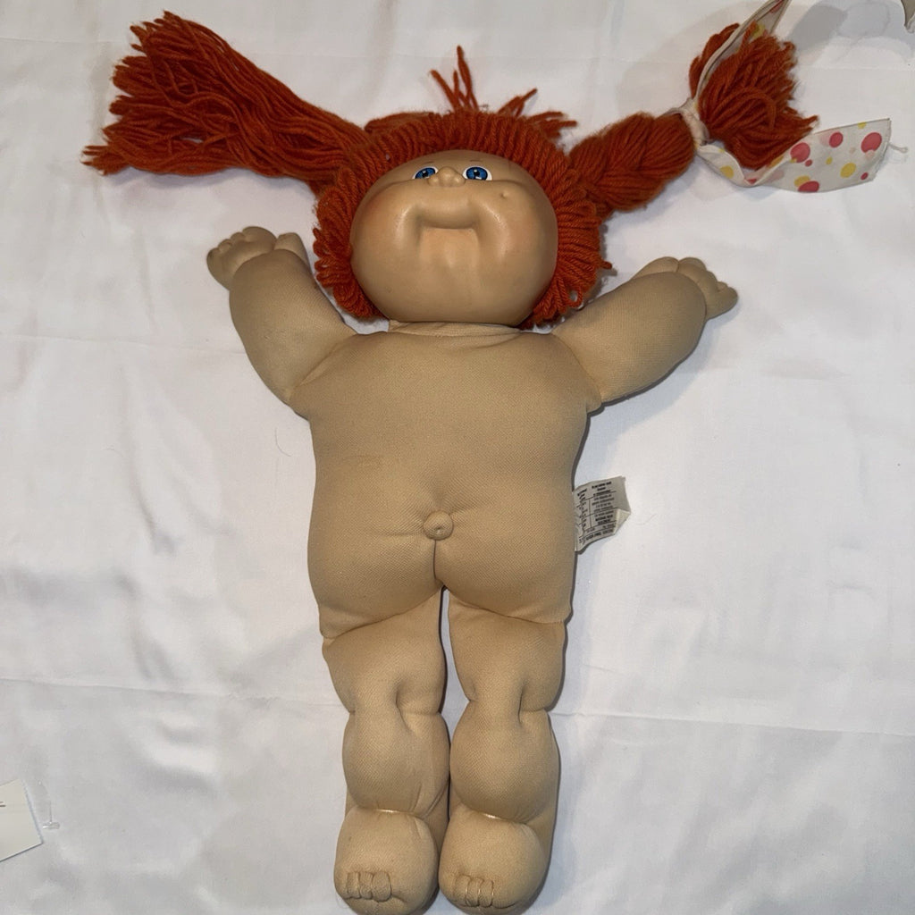 Rare Vintage Cabbage Patch Kids Coleco 1978/1982 double pony Red Hair Blue Eyes