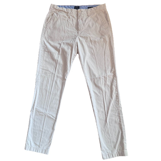 J.Crew Sutton Summerweight Chino Pants 32x34 | 100% Cotton Beige Slim Fit