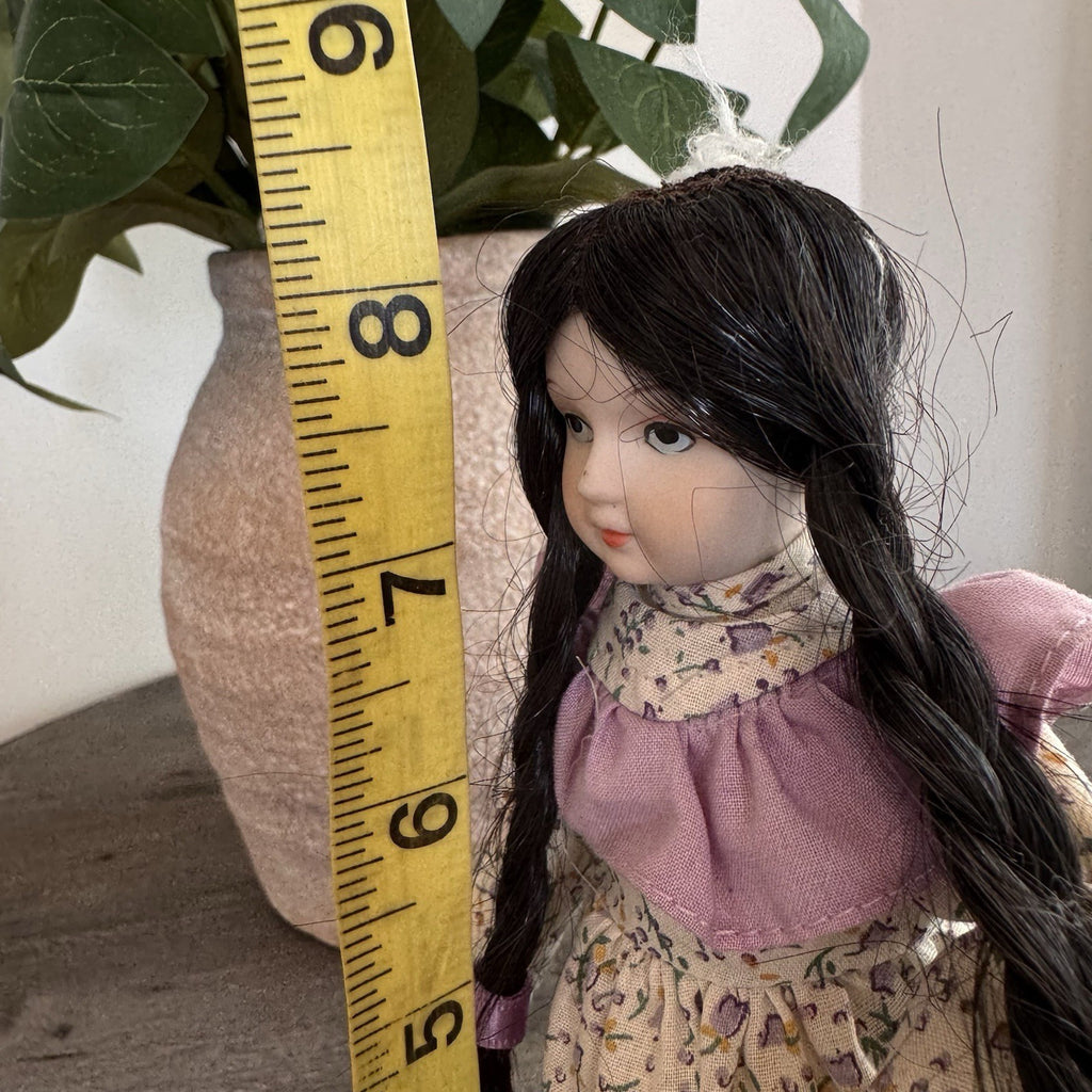 Vintage Bernadette porcelain doll from the Country Collection by Russ Berrie