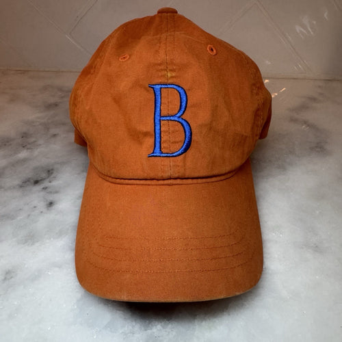 Beretta Orange Baseball Cap Hat OSFA Adjustable Embroidered Logo Cotton