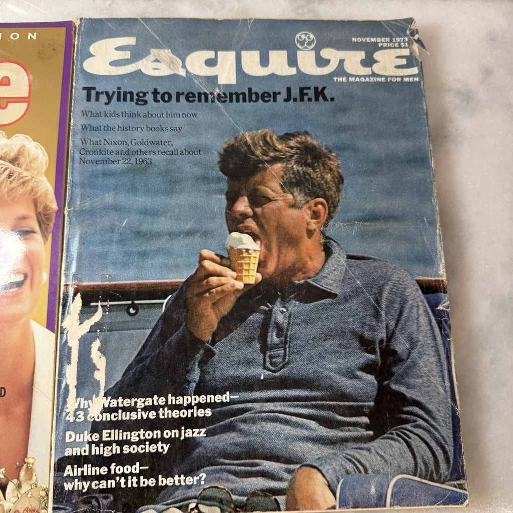 Vintage Celebrity Magazine Lot Diana JFK Elvis Tom Cruise Jeff Bridges 5 Mag