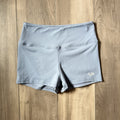 High Waist Scrunch Butt Shorts Women’s Gym Yoga Fitness Blue Size L NWT