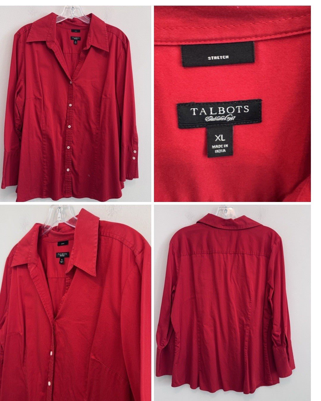 Talbots XL Women’s Clothing Lot Sweater Vest Tops Dress Pink Blue 5Pc Shirt NWT