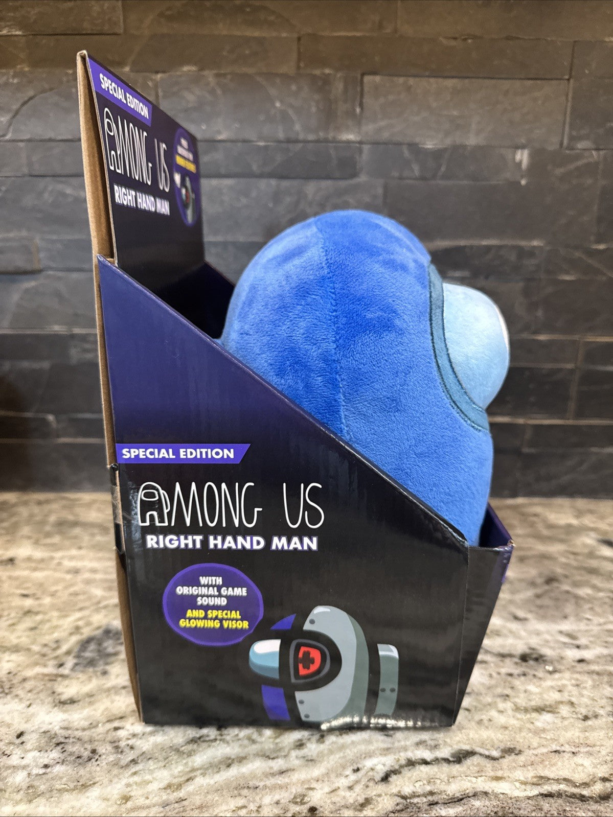 Among Us Right Hand Man Special Edition Plush Toy Game Sounds And Glowing Visor