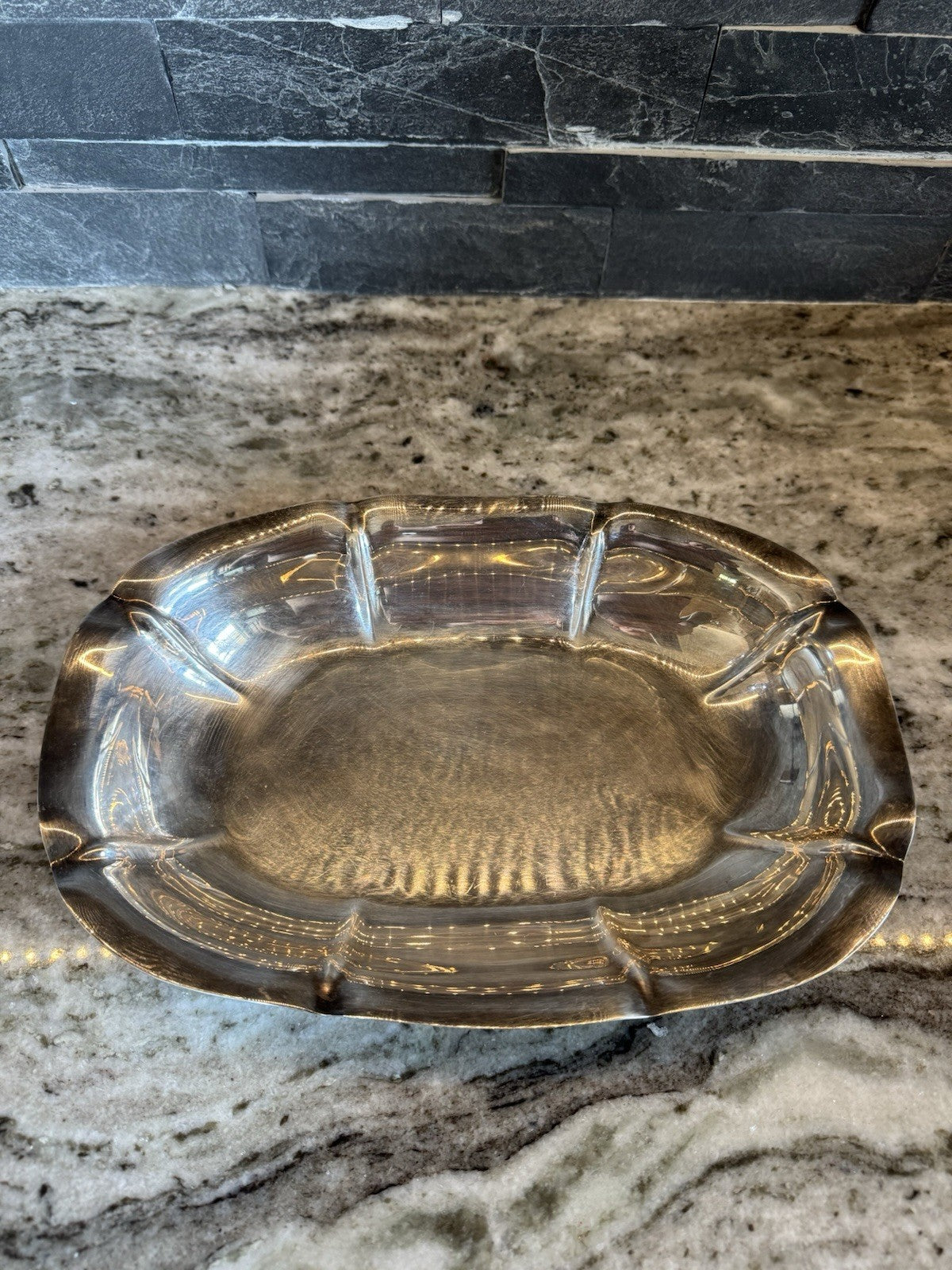 Vintage Reed & Barton 1607 Silver Tray / Dish / Server
