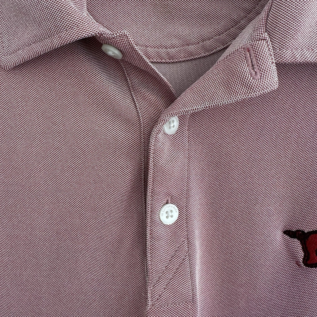 Arkansas Razorbacks Polo Shirt Men S Pink Cutter & Buck NCAA Logo