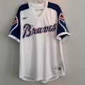 Nike Atlanta Braves Cooperstown Jersey Men’s Size: Large NWOT Blue/White