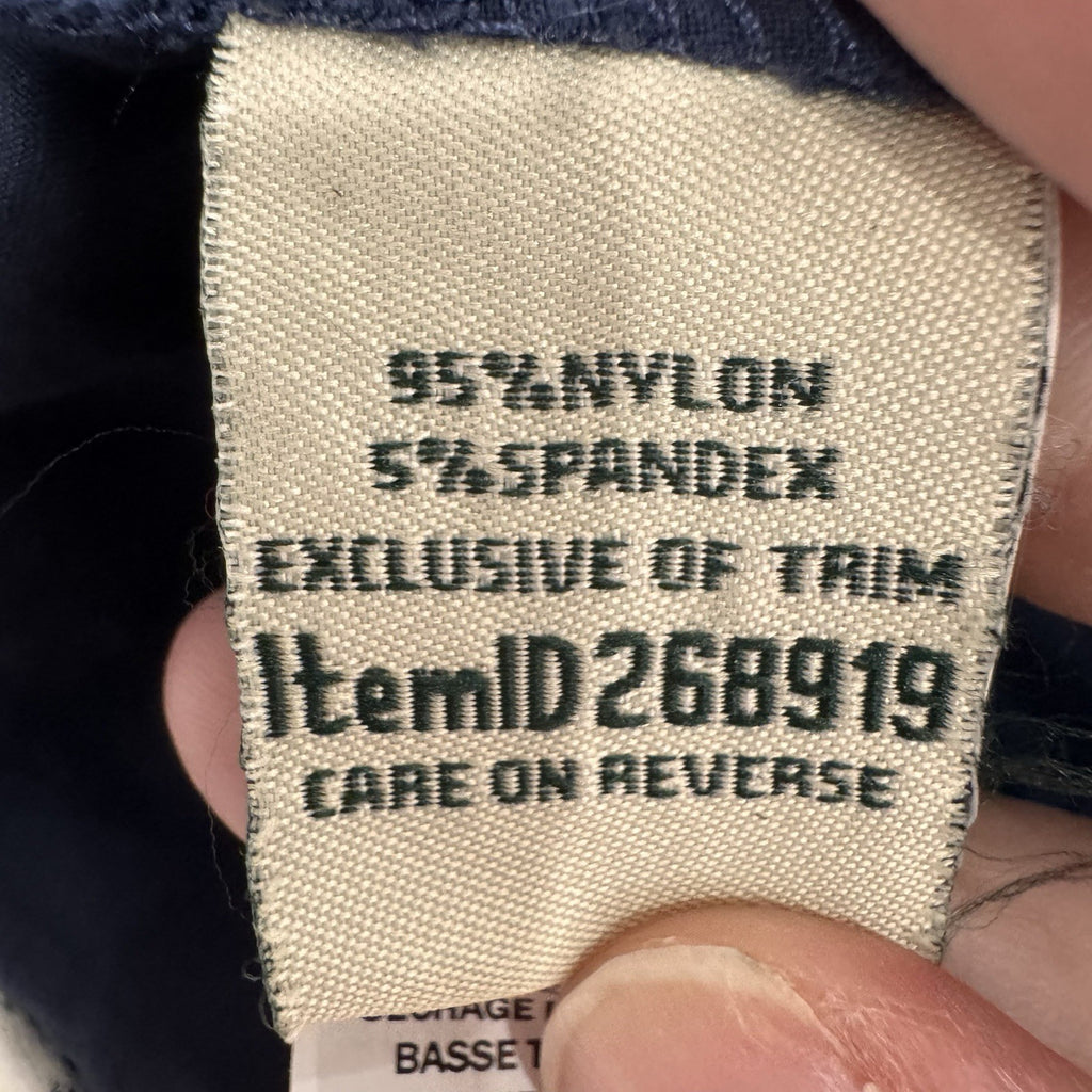 L.L.Bean Womens Hiking Pants Size 6 Blue Nylon Spandex Outdoor Travel 