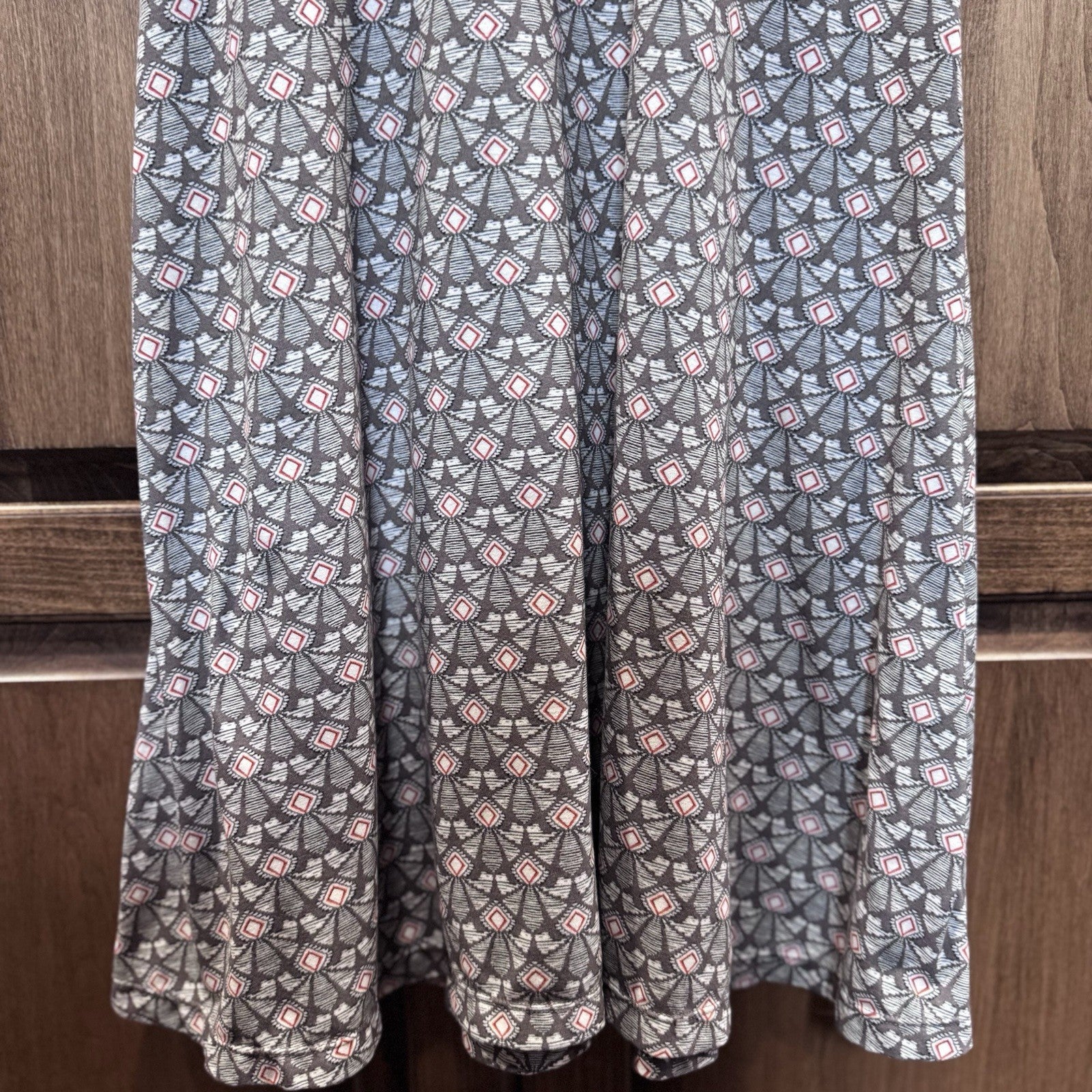 prAna Women’s Small Sleeveless Active Dress Geo Print Racerback Recycled Fabric