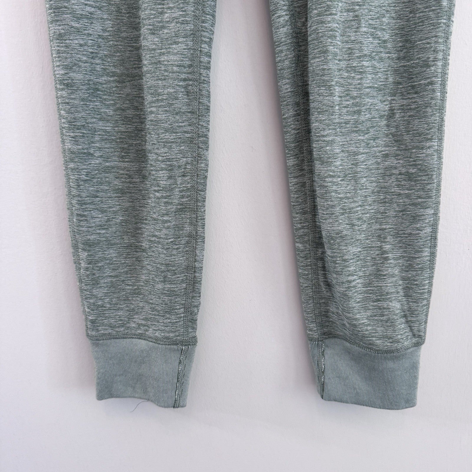 Nine West Active Heather Green Joggers Medium High Waisted Drawstring Sweatpants