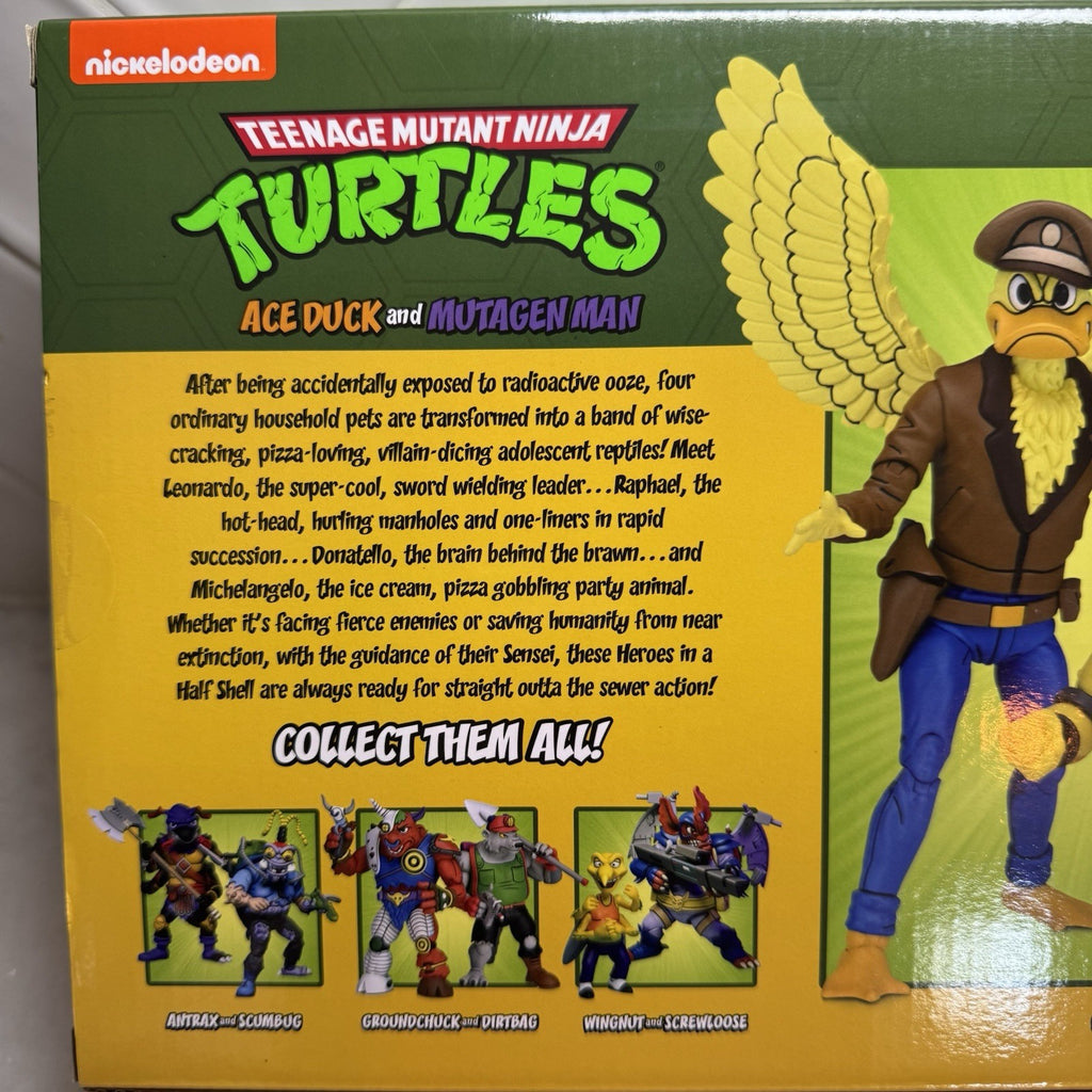 TMNT Ace Duck & Mutagen Man 2-Pack Nickelodeon Action Figures New