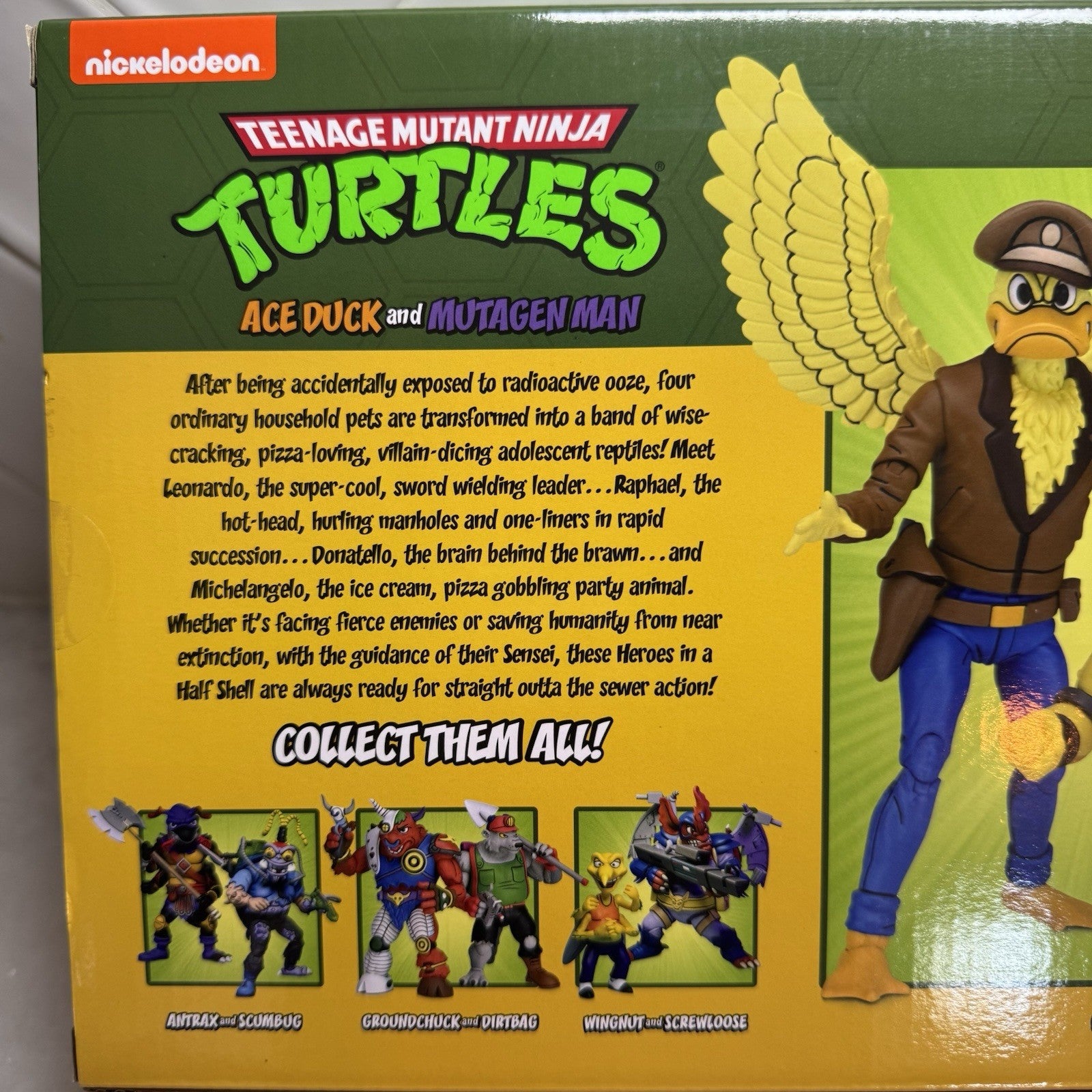 TMNT Ace Duck & Mutagen Man 2-Pack Nickelodeon Action Figures New