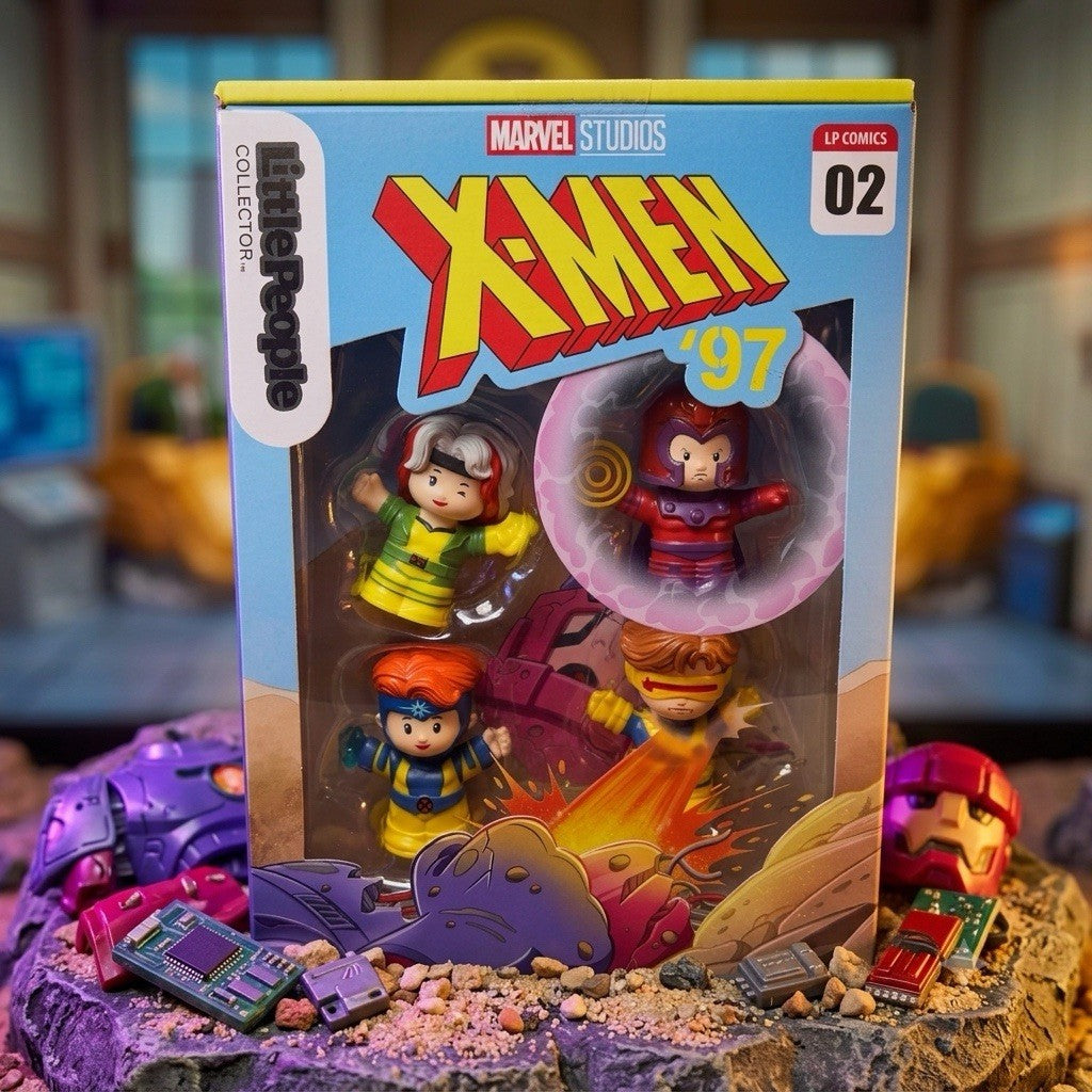 Little People Collector Marvel X-Men ’97 Rogue Magneto Cyclops Jean Grey
