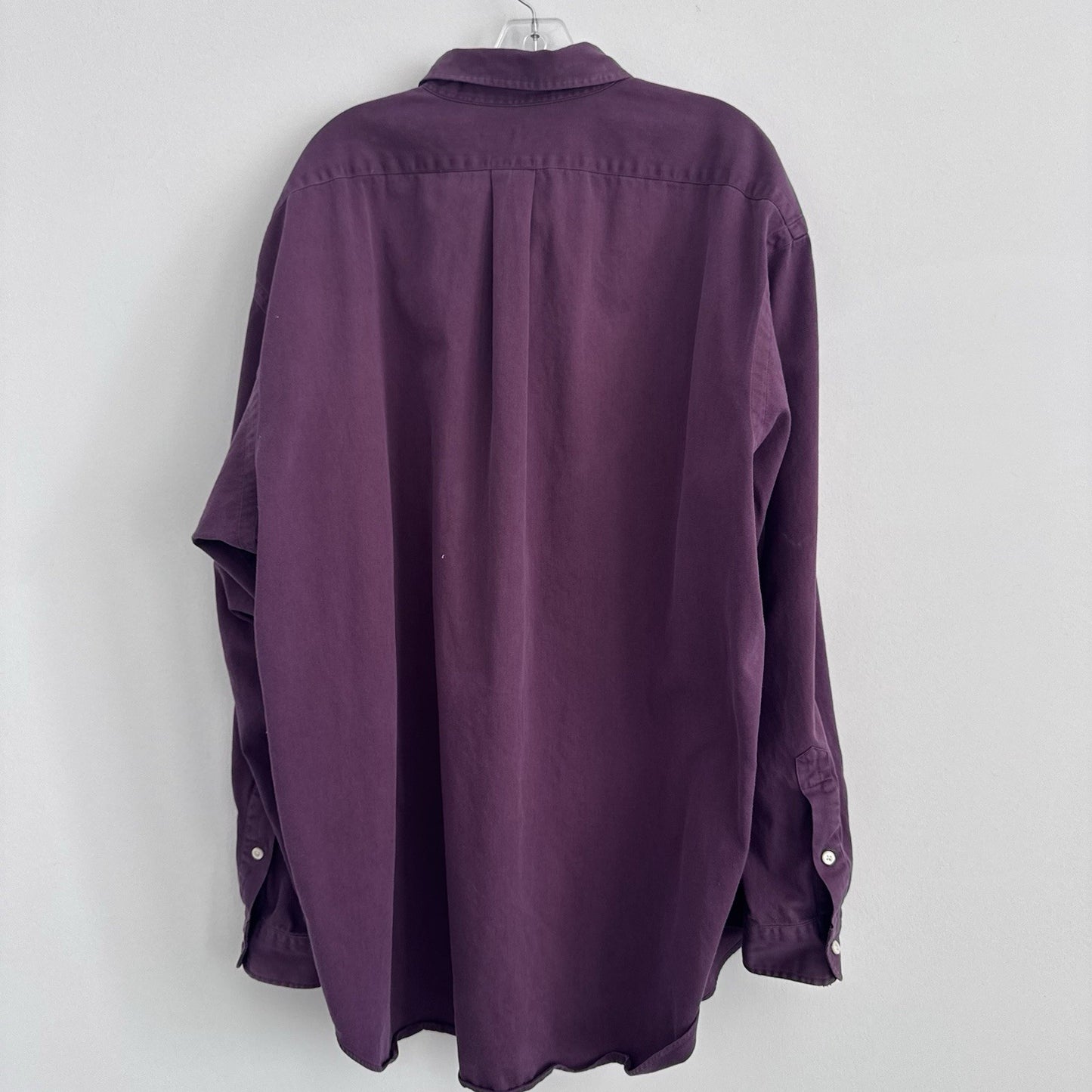 Polo Ralph Lauren LT Purple Button Down Shirt Cotton Classic Fit 