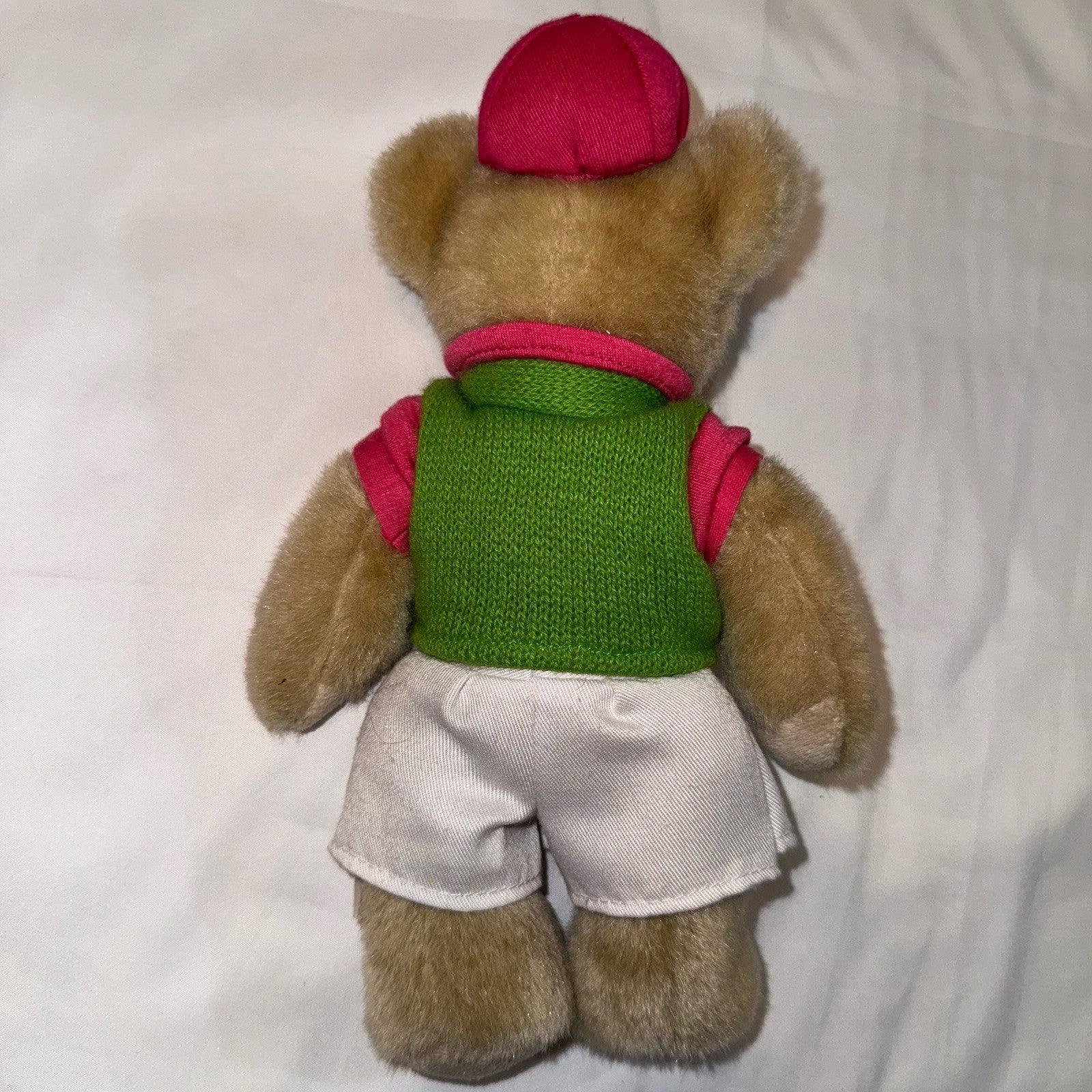 Vintage RARE 2015 Masters Golf Commemorative Girl Bear 10" Augusta National PGA