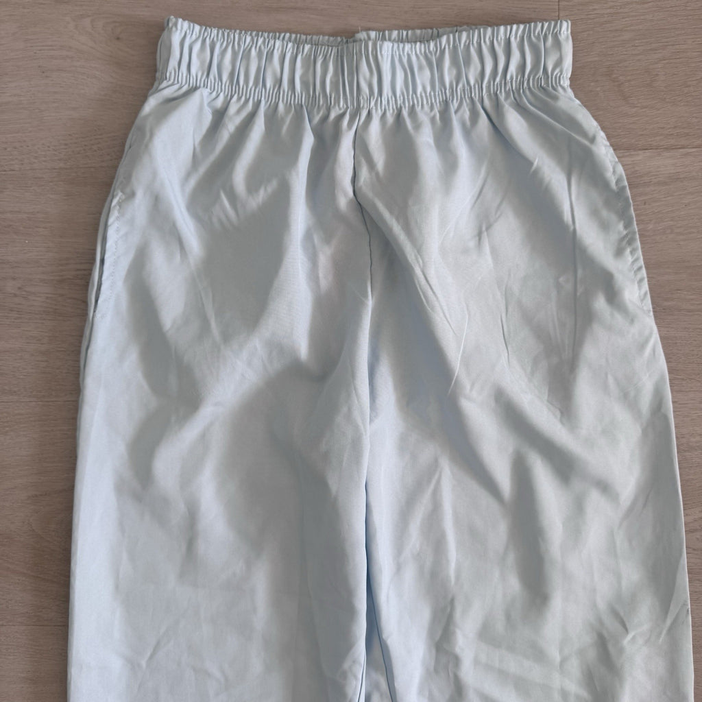 PrettyLittleThing Contrast Panel Joggers Blue Peach US 4 NWT