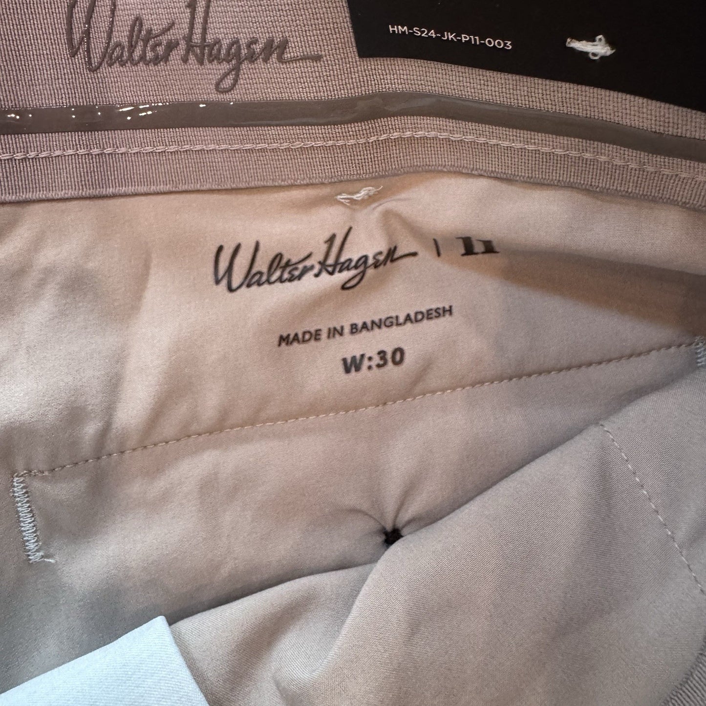 Walter Hagen Men’s Golf Shorts W30 Light Blue Flat Front 9” Inseam Wrinkle